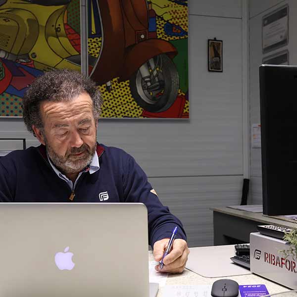 Ángel Salom, gerente y socio fundador de Ribaforja